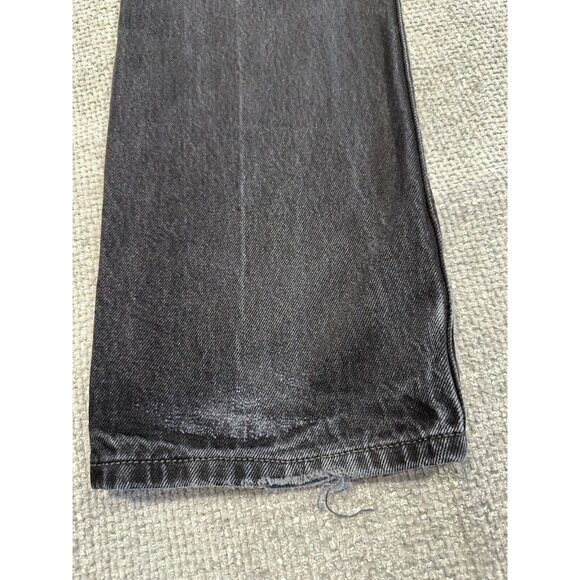 Levis 501 Mens 33x32 Black Faded Straight Leg Button Fly - Picture 6 of 16
